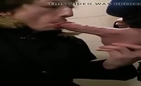 sucking off 20yo buddy in the stairwell 