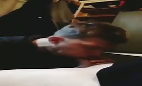 Str8 white boy exposed fucking his brother's friend