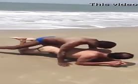 Having sex with a str8 latin boys  on a public beach for some cash