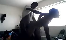 Straight young Nigga fucking his roommate
