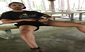 Recording my drunk  brother in law  Jerking off in a family reunion