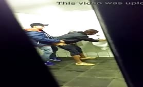 Fucking a young straight anon guy  in a public toilet