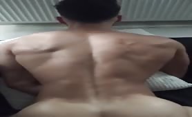 My straight colleague fucking my big ass