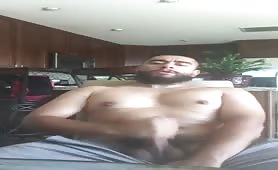 Big dick latino jerking off