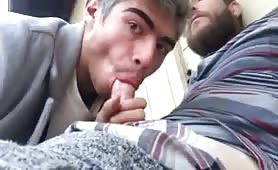 Sucking my married landlord's cock
