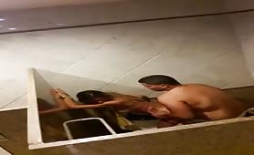 I found my brother in law fucking my friend in a public bathroom