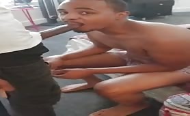 gay couple Having sausage for breakfast with their str8 neighbor 