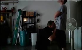 gay sucking a straight handyman for a free work