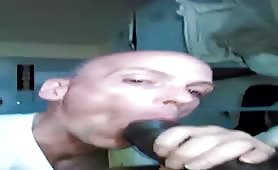 prisoner loves to suck a monster black cock